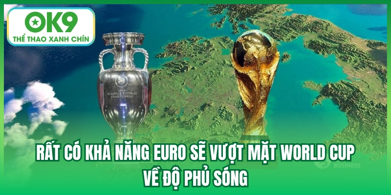 Rất có khả năng Euro sẽ vượt mặt World Cup về độ phủ sóng