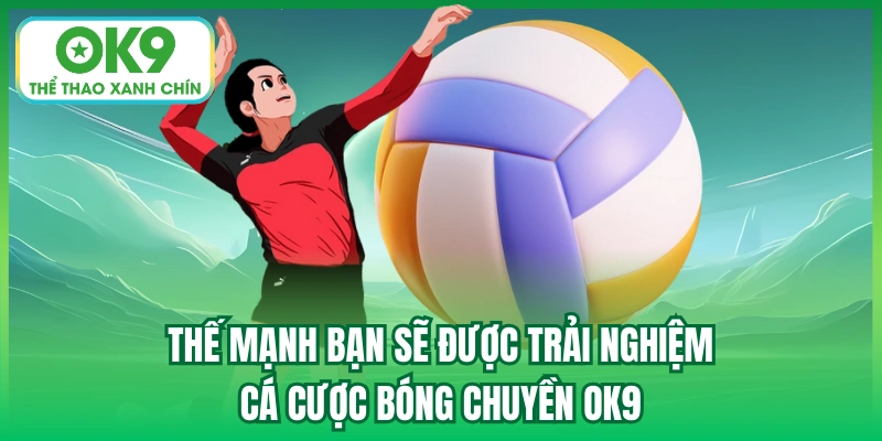 Thế mạnh bạn sẽ được trải nghiệm cá cược bóng chuyền OK9